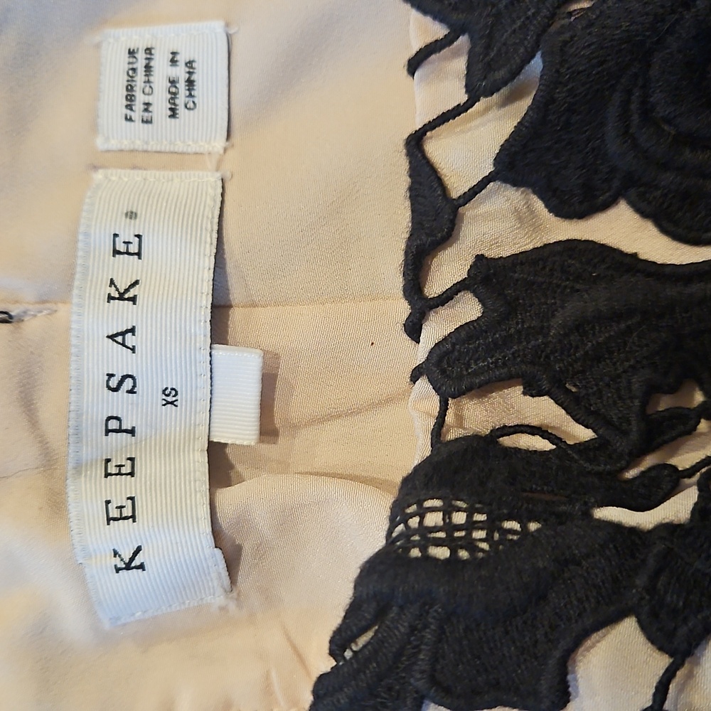 🖤Keepsake The Label I Will Wait Skirt Black Lace - Picture 8 of 10